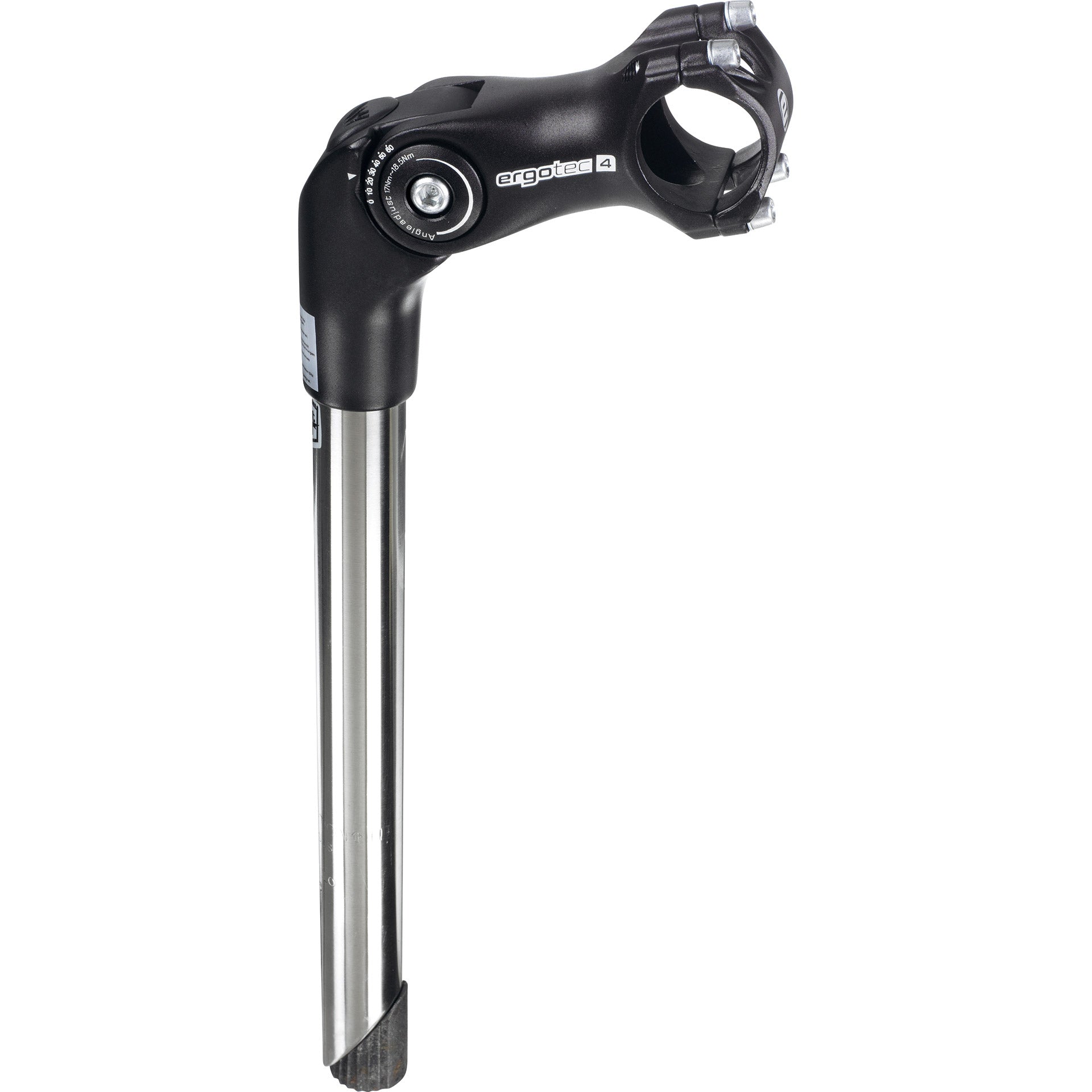 Ergotec Stuurpen Octopus 2 Tube 25.4/25.4 300/110 zwart