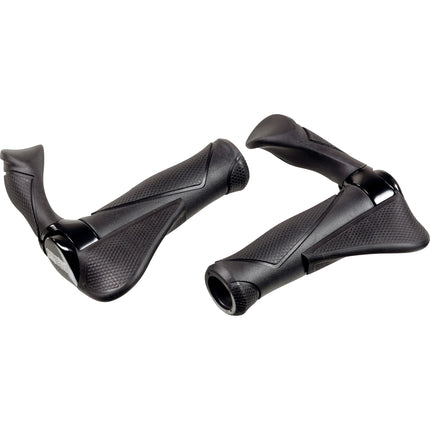 Ergotec MF2 handlebar set with adjustable bar ends, 130/130mm, black