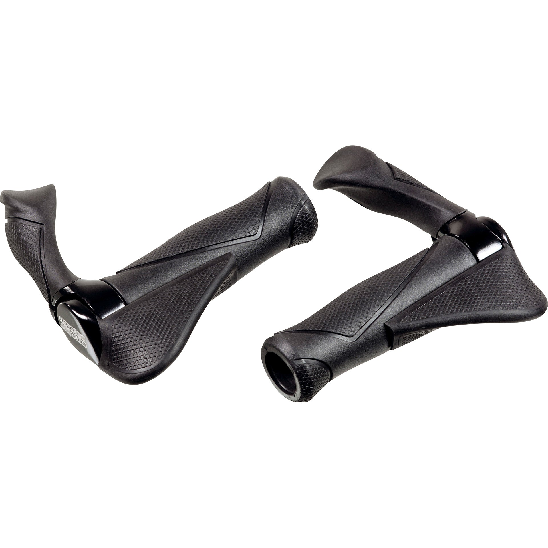 Ergotec handvatset MF2 verst. bar-ends 130/130mm zwart