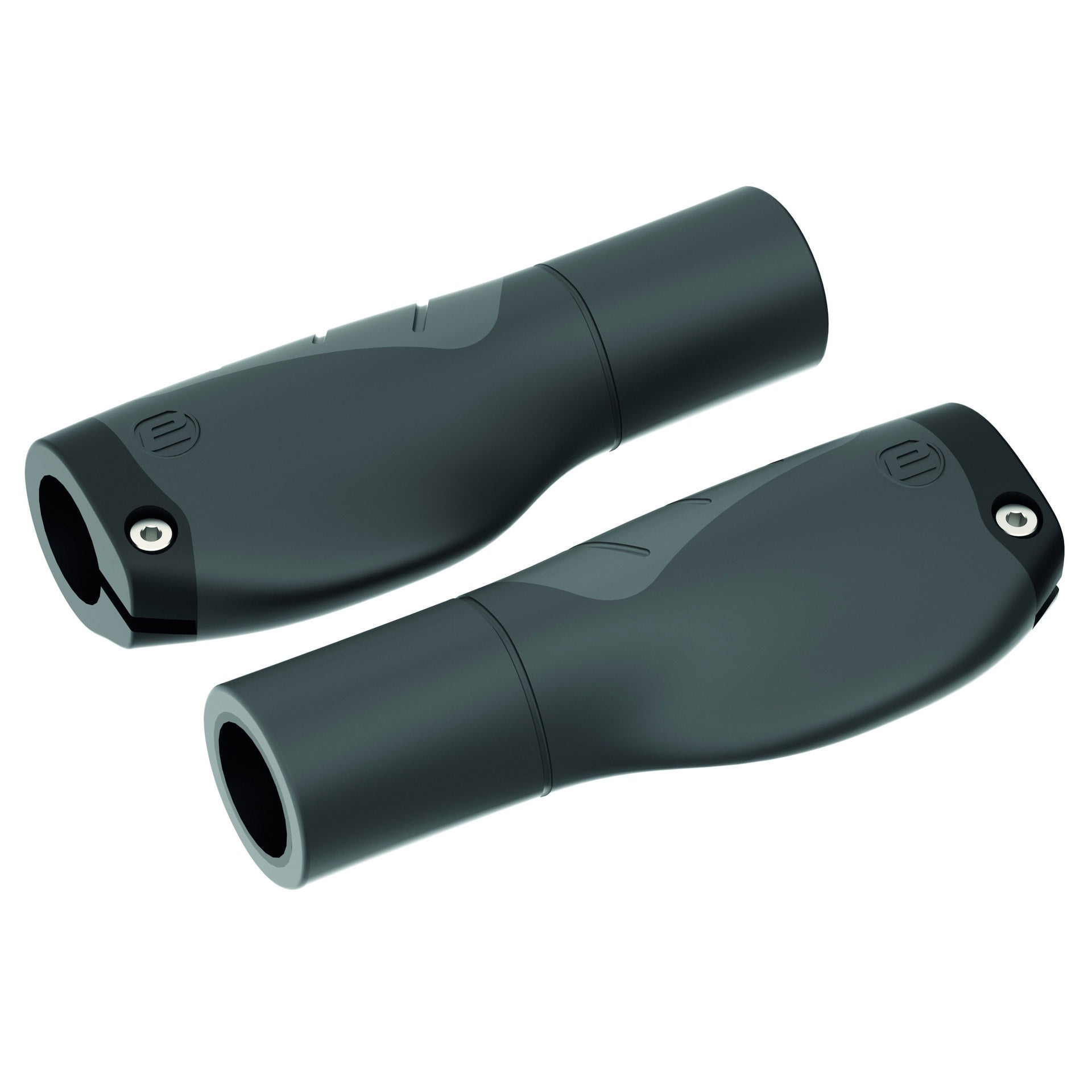 Ergotec handvatset Aero2 132/132mm zwart/grijs