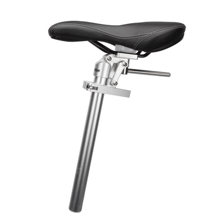 Ergotec Saddlefinder silver adjustable seatpost 27.2x300