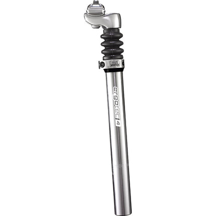 Ergotec Zadelpen Verend Glide 27.2mm 350mm of=30mm mat zwart