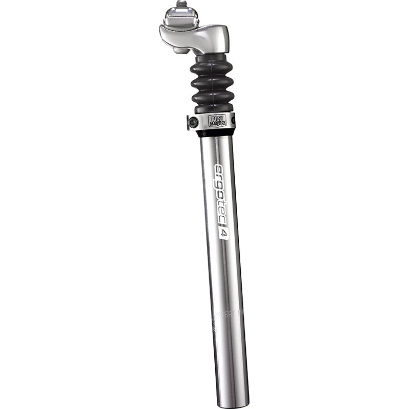 Ergotec Zadelpen Verend Glide 27.2mm 350mm of=30mm mat zwart
