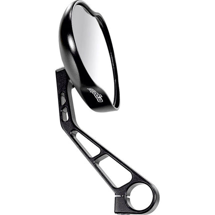Ergotec spiegel M-99 groot kort aluminium zwart