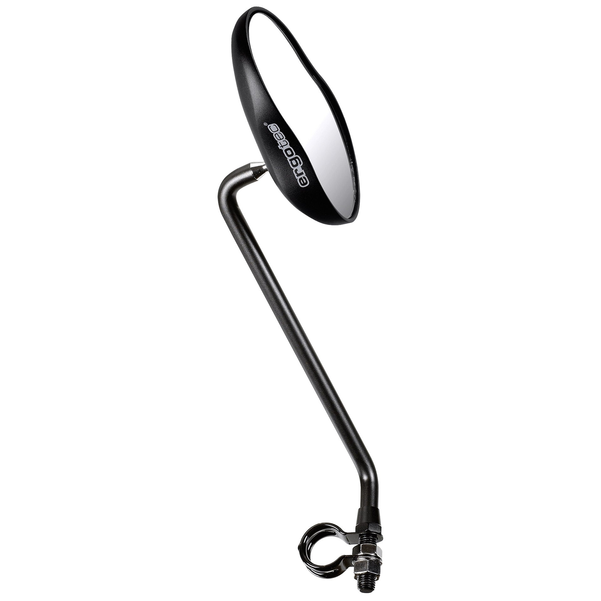 Ergotec Spiegel Groot M-99L Lang Aluminium zwart