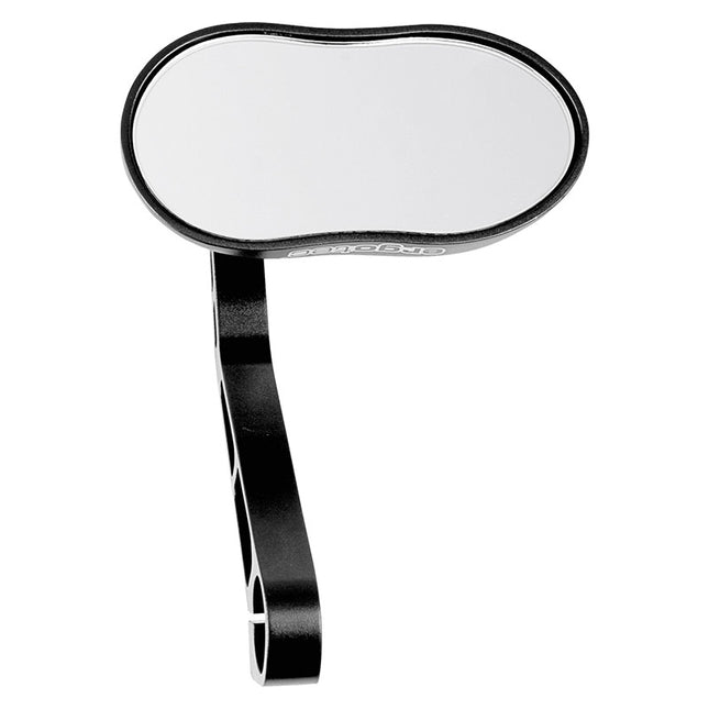 Ergotec Spiegel Klein M-88 Kort Aluminium zwart