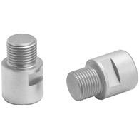 Ergotec Pedaal asverlenger set 9/16 18mm zilver