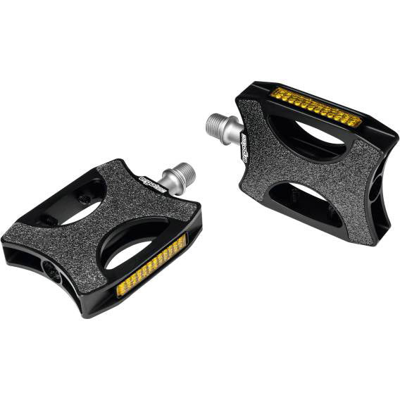 Ergotec Pedaal EP-Urban set 9/16 105x100mm alu zwart
