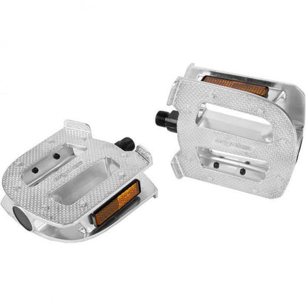 Ergotec Pedal EP-Cargo set 9/16 105x100mm alu silver