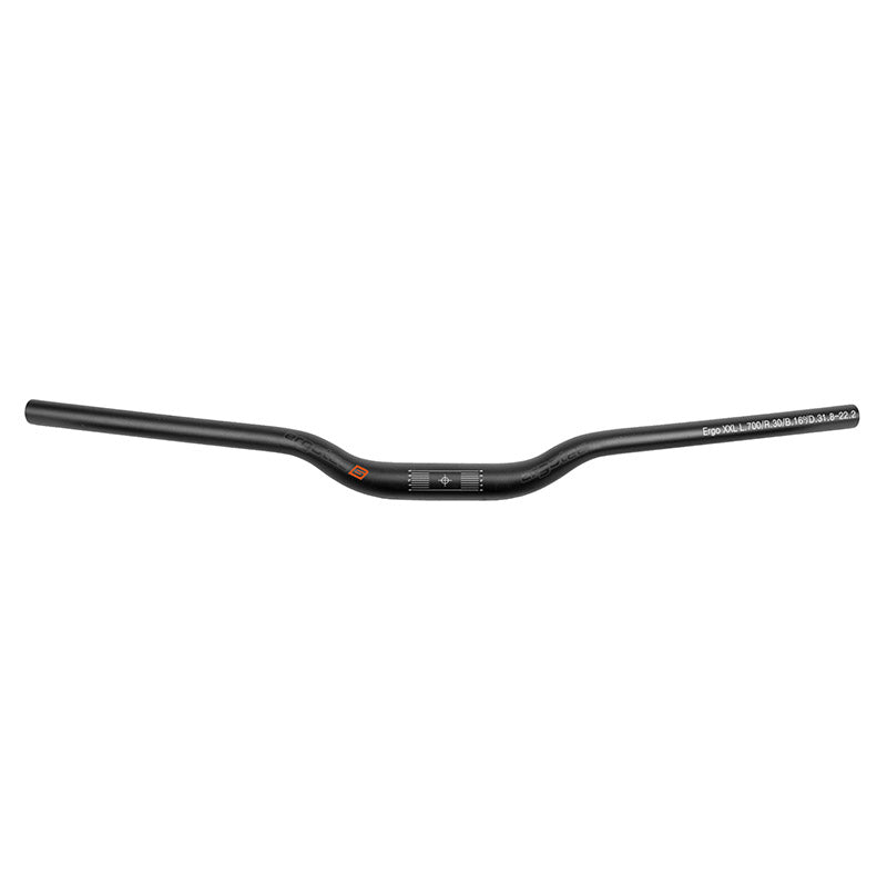 Ergotec stuur Ergo Plus L 31,8 12° mat zwart
