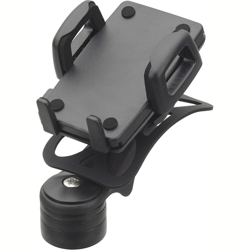 Ergotec telefoonhouder Set + 1 Ahead adapter zwart
