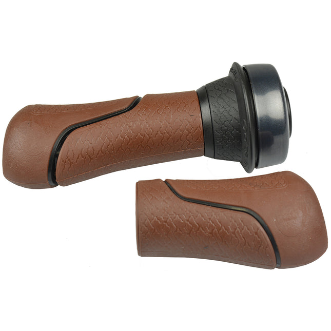 Gazelle handvatset 105mm met draaibel bruin