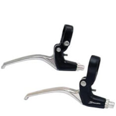 Saccon remgreep set L67 V-brake zwart/alu