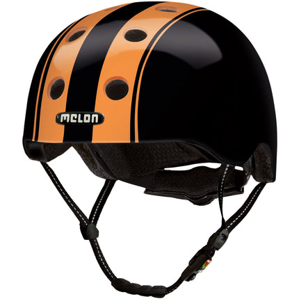 Melon helmet Urban Active Double Orange Black matt XL-XXL