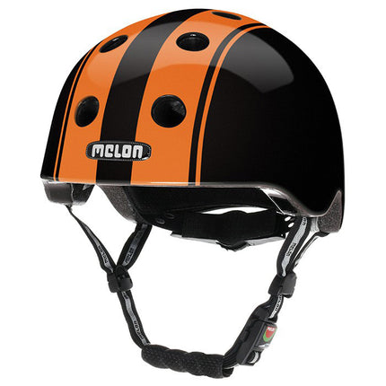 Melon helmet Urban Active Double Orange Black glossy ML