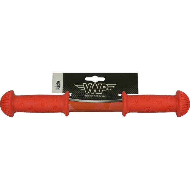 Jeu de poignées VWP Basic 95/95mm vélo enfant rouge