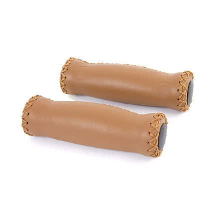 Velo handlebar set 127/127mm leather brown