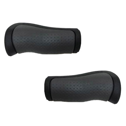 Herrmans handle set Ergo short 90/90mm black/gray