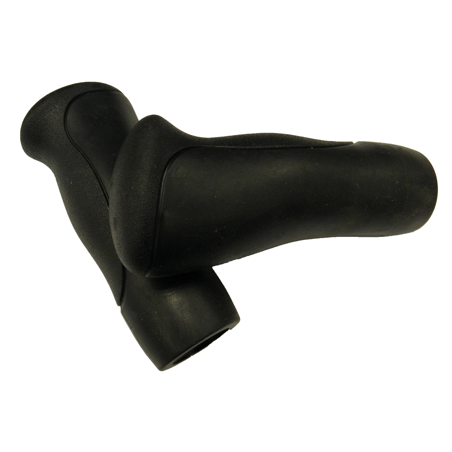 Gazelle handvatset Ergo 112mm imitatie anatomisch zwart