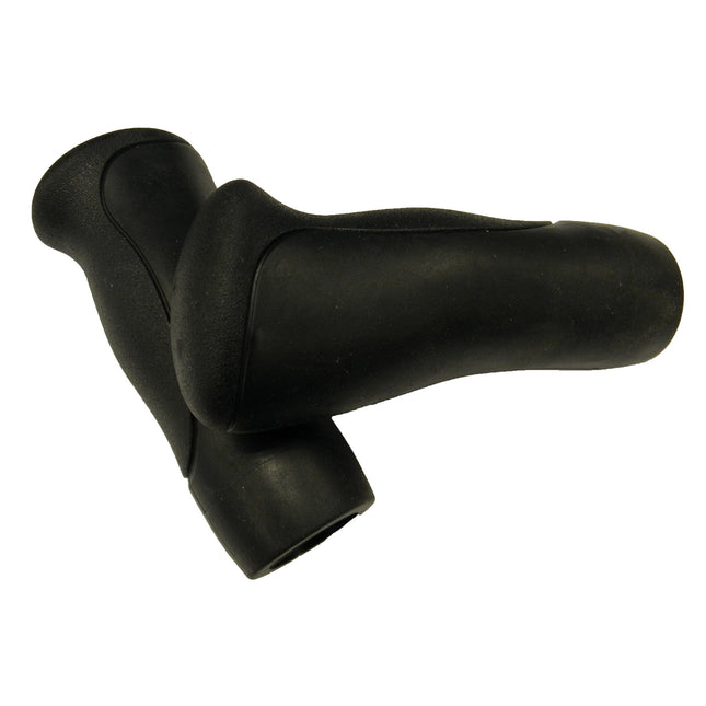 Gazelle handvatset Ergo 112mm imitatie anatomisch zwart