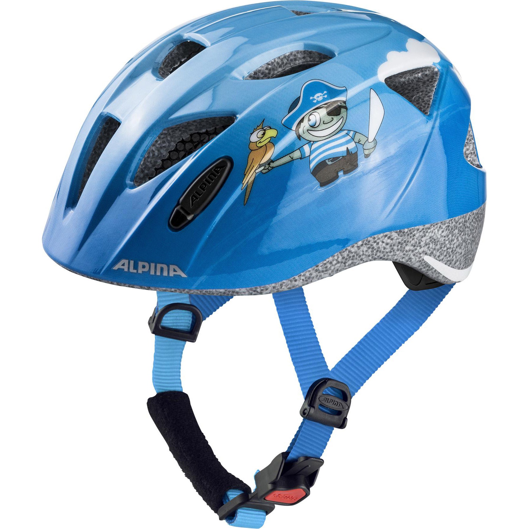 Alpina Sports kinderhelm Ximo Pirate 47-51 glans