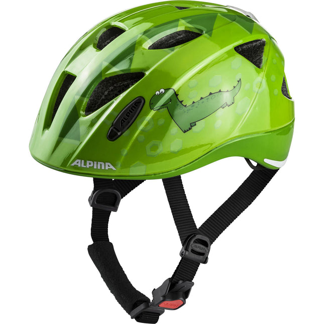 Alpina Sports kinderhelm Ximo Flash Green Dino 49-54 glans