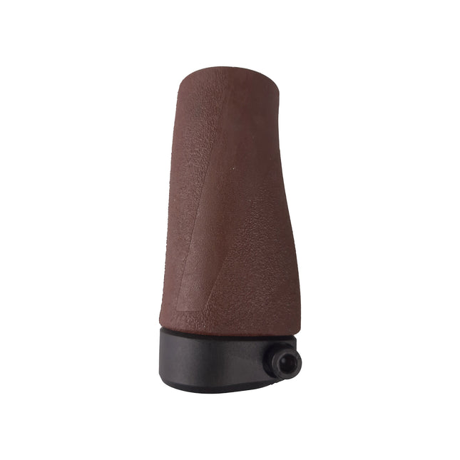 Herrmans handvat Clik 90mm verstelbaar rechts zwart/bruin
