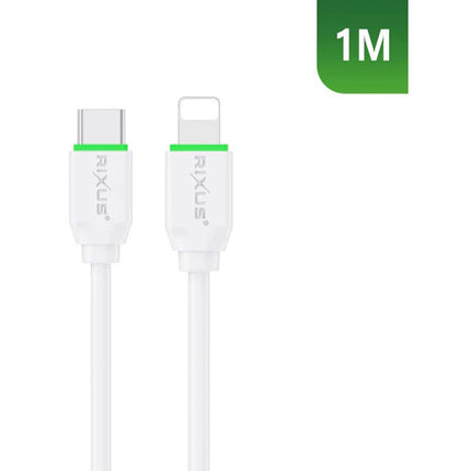 Rixus telefoon laadkabel Type C-Lightning 1m