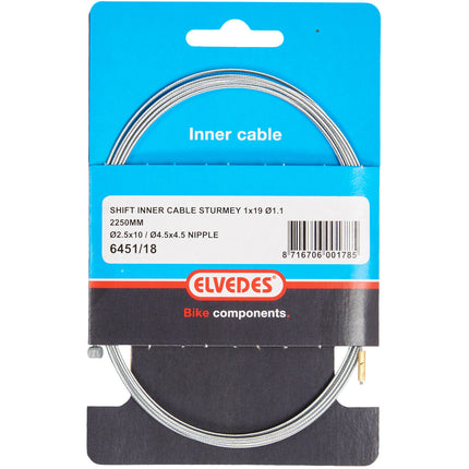 Elvedes schakel binnenk 2250mm verzinkt N+T nippel 6451/18