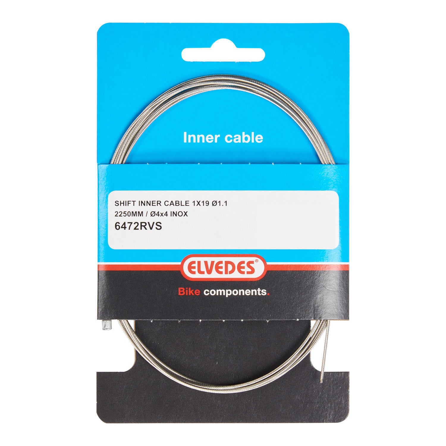 Elvedes schakel binnenk 2250mm (10)derailleur T-nippel6472/10