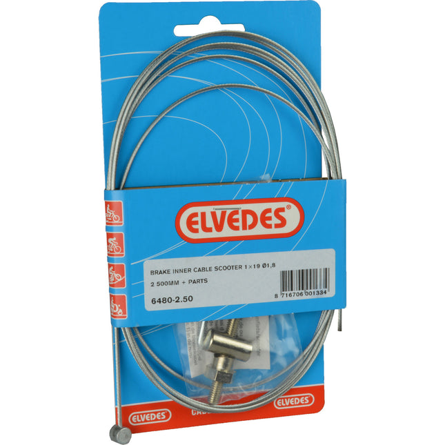 Elvedes rem binnenkabel cmpl. scooter universeel 6480-2.50