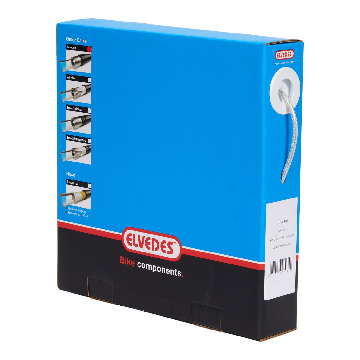 Elvedes rem buitenkabel 5mm (30m) zilver 182038-BOX