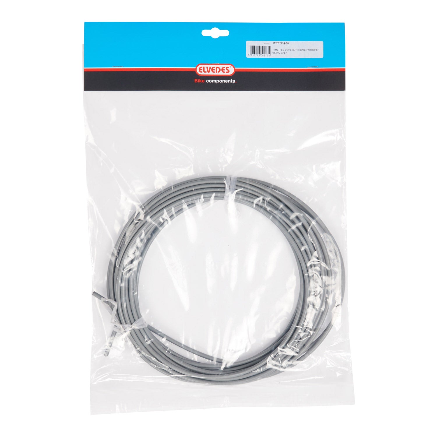 Elvedes buitenkabel 5mm(10m) teflon grijs 1125TEF-2-10