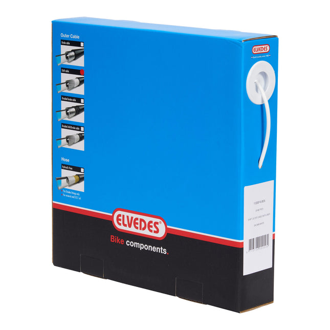 Elvedes schakel buitenkabel ø4,2mm wit (30m)