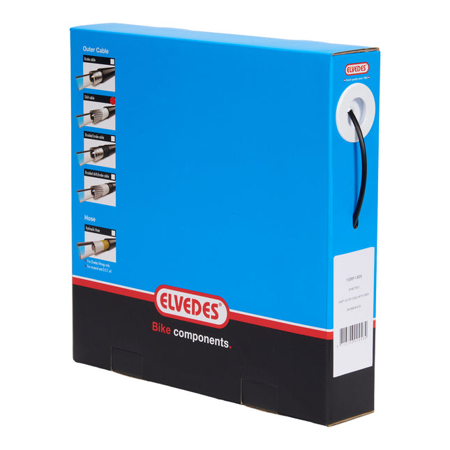 Elvedes schakel buitenkabel ø4,2mm zwart (30m)