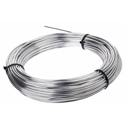 Saccon rol buitenkabel rem (per 50m) chroom  DT15005