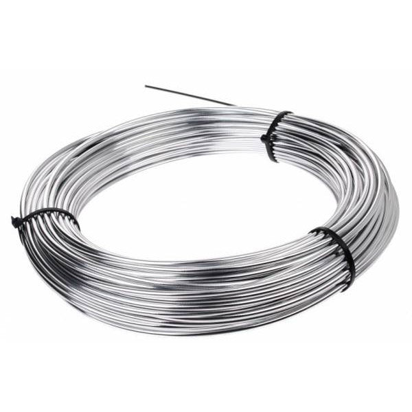 Saccon rol buitenkabel rem (per 50m) chroom  DT15005