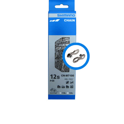 Shimano ketting 12V SLX M7100 116 schakels met QuickLink