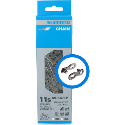Shimano ketting 126 105 11V CN-HG601-11 met QuickLink