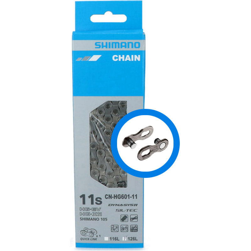 Shimano ketting 126 105 11V CN-HG601-11 met QuickLink