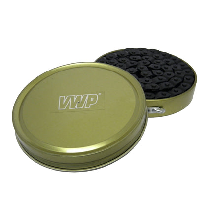 Ketting 1/2-1/8 102 BMX/FS VWP Teflon coated (in blik) zwart