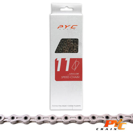 Chaîne PYC Chain 11v légère 1/2x 11/128 pouces-116 maillons-5.35 mm