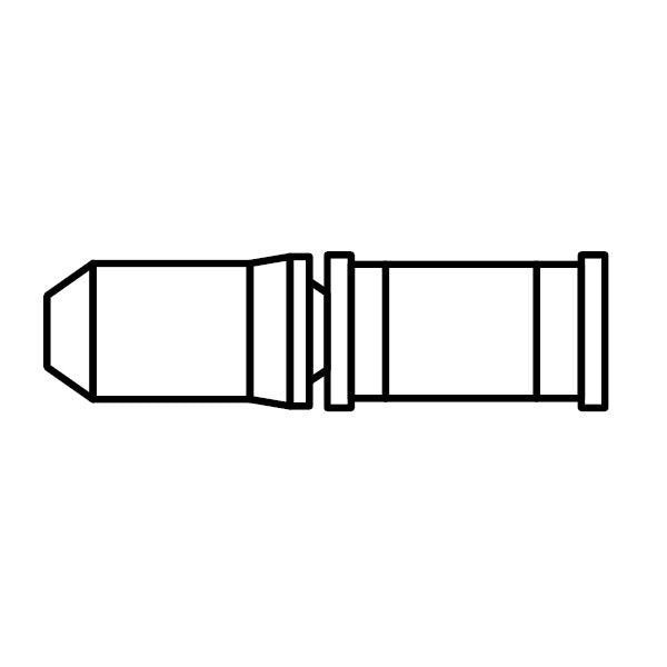 Shimano kettingstift/breekpen  9V zwart Y06998020 (per stuk)