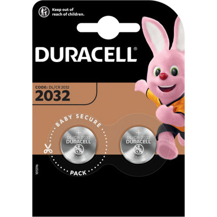 Batterij Duracell DL-2032 3V Lithium p/2