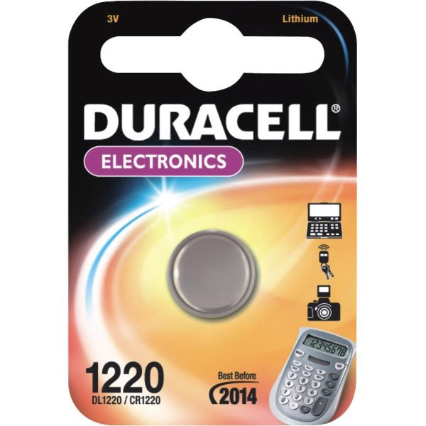 Batterij Duracell DL1220/ CR1220 3V Lithium