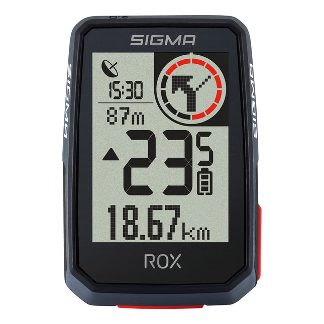 Sigma fietscomputer Rox 2.0 GPS top mount zwart