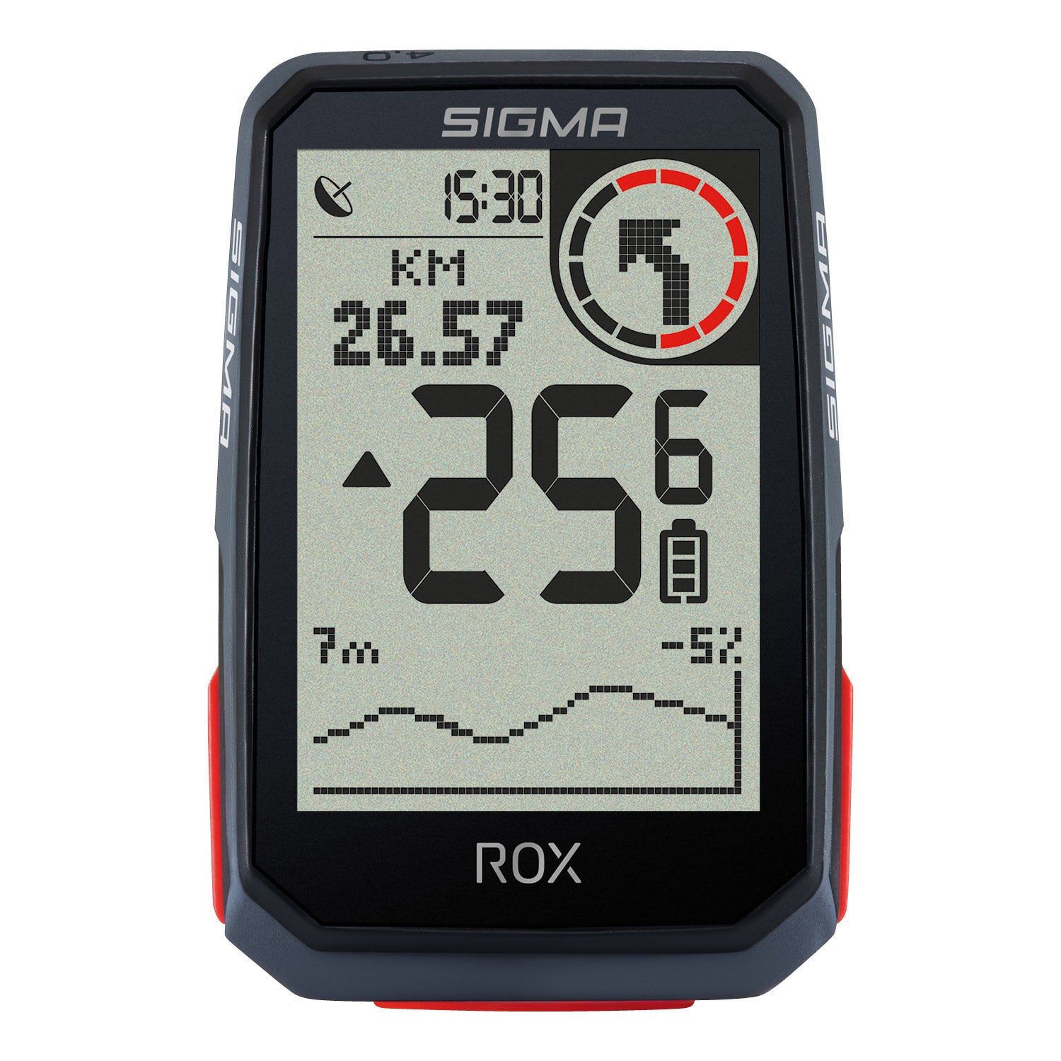 Sigma fietscomputer Rox 4.0 GPS stuurhouder zwart