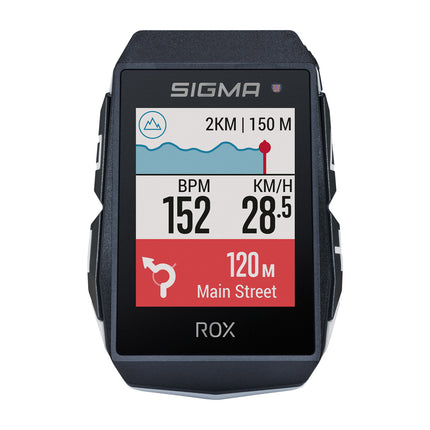 Sigma Rox 11.1 Evo GPS CAD HR top mount bike computer white