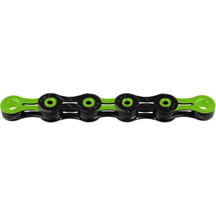 Chaîne KMC 1/2-11/128 116 maillons 11V DLC 11 noir/vert