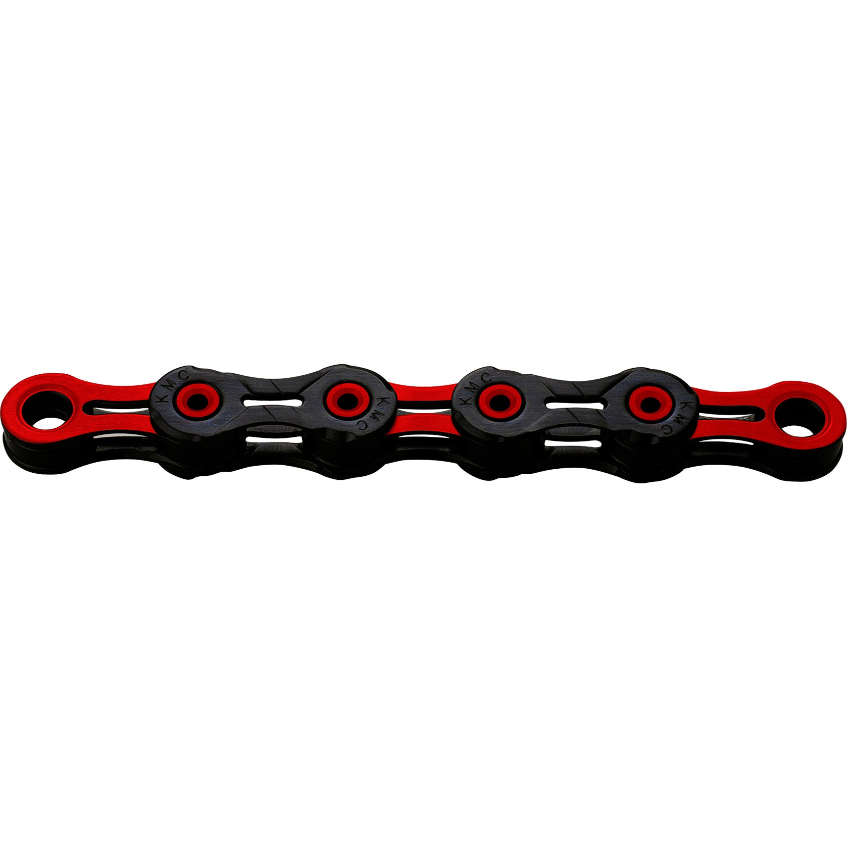 KMC ketting 1/2-11/128 116  10V DLC10 zwart/rood